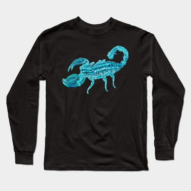 Emperor Scorpion Long Sleeve T-Shirt by Tim Jeffs Art